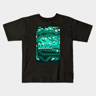 Circuit Board Kids T-Shirt